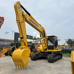 Excavadora de cadenas Komatsu PC200 usada de alta calidad, modelo 2022, 22 toneladas, excavadora de segunda mano para movimiento de tierras con componentes de bomba y engranajes - Product Image 2