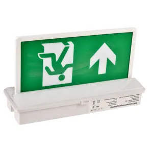 2024 Newest IP65 Waterproof Recessed Led Emergency Slim Exit Sign Led Board With Lighting