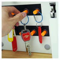 99Plus V-200C - Gabinete de Llaves Inteligente de Acero para Montar en la Pared, Caja de Llaves con Sistema de Control de Acceso de Doble Reconocimiento Biométrico, Antirrobo, para Interiores