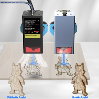 Graveur et découpeur laser à diode CNC TTS-20 Pro, contrôle hors ligne, type portique, pour métal, cuir, bois, acrylique, verre, nouveau plastique, caoutchouc