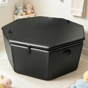 Bañera inflable octogonal grande y aislada para inmersión en frío, bañera portátil de recuperación para terapia de frío en casa y para atletas. - Product Image 1