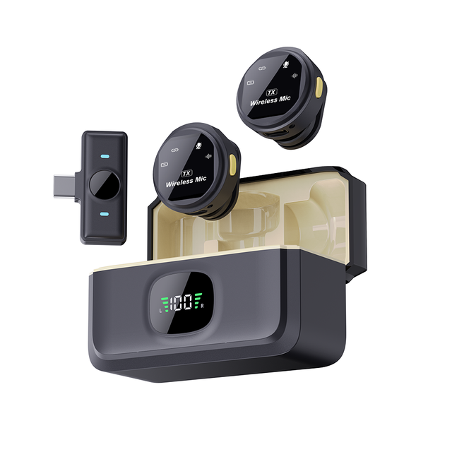 Syncmic S5 Wireless Lapel Collar Microphone Wireless Omni-Directional for Android Phone Camera Live Podcasting