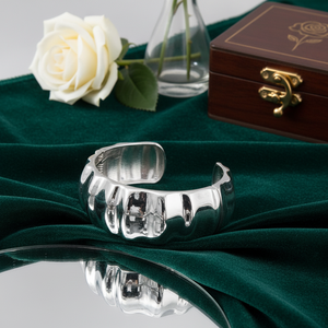 Braccialetti a cerniera placcato oro Extra larosio braccialetti a pipa in oro - Product Image 3