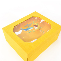 Boîte à tiroirs de luxe avec fenêtre en PVC pour anniversaires de mariage