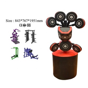 Équipement de fitness commercial, machine <span class=keywords><strong>Boxmaster</strong></span> Mitss réglable, charge de plaques, construction en acier de sécurité, certifiée CE pour - Product Image 2