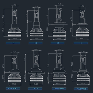 E22 <span class=keywords><strong>Led</strong></span> Đèn Pha nhà máy trực tiếp OEM <span class=keywords><strong>Led</strong></span> xe đèn pha IP68 | H4 H13 9008 9006 Chất lượng cao bán buôn tự động chiếu sáng EMC giải mã - Product Image 6