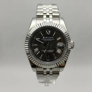 Nouvelle montre mécanique sportive avec cadran romain, design multifonction, bracelet en acier, montre pour homme d'affaires NH35 - Product Image 1