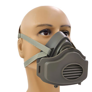 Demi-<span class=keywords><strong>masque</strong></span> réutilisable à <span class=keywords><strong>3</strong></span> couches pour les <span class=keywords><strong>gaz</strong></span> industriels, les échappements automobiles, la poussière, la pollution, la protection contre les risques bactériens - Product Image 2