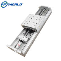 QFB140 Module de glissière linéaire à main électrique entièrement fermé vis glissière croix linéaire Double piste roulements nouvel état détail CNC