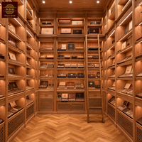 Fabricant de vitrines de présentation en bois sur mesure pour la maison, et d'humidificateurs à cigares en bois de cèdre pour salles à cigares avec accès direct