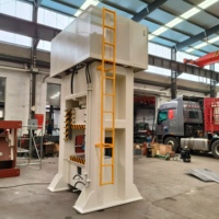 Presse hydraulique à cadre fermé 500T, contrôlée par PLC, avec pompe à engrenages et moteur à roulement, modèle Xinli YXLM-500T, haute efficacité, longue durée de vie
