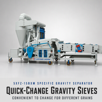 Separatore a Gravità 15BXM per la Pulizia di Soia, Grano, Orzo e Chicchi di Caffè, 7-10 T/H, Selezionatrice di Semi Economica con Setaccio