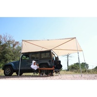 270 °   Tente de voiture latérale pliable pour le camping en plein air et l'auvent de voiture