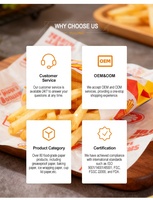 Papier d'emballage pour sandwichs en aluminium en gros, papier kraft laminé en aluminium résistant à la graisse pour hamburgers, imprimé en flexographie