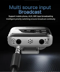 Bộ thu âm thanh BT 5.4, bộ chuyển đổi LE <span class=keywords><strong>Audio</strong></span>, phát sóng 1TX tới 100+ thiết bị RX, bộ chuyển đổi âm thanh không dây LE, hỗ trợ AAC/-AD/LC3, <span class=keywords><strong>USB</strong></span>/AUX/<span class=keywords><strong>MIC</strong></span> - Product Image 4