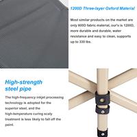 Lit de camping pliable portable de haute qualité, léger et abordable, avec oreiller, pour adultes – Prix direct usine