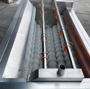 Máquina automática de lavado y limpieza de frutas y verduras con cepillos para remolacha, yam, taro, zanahoria, patata y nectarina, modelo 304 - Product Image 6