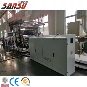 China leverancier PE PP PS ABS plastic sheet extrusie machine met goede prijs