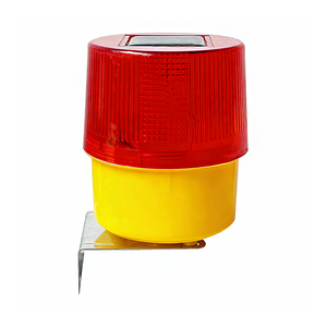 Luce di Segnalazione Solare Modello 01 per Gru a Torre, Barriera Stradale, Luce Lampeggiante di Sicurezza Notturna per Cantieri - Product Image 2