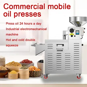 Commercial Soybean Oil Press Making Machine Industries Household Oil Cold Press Coconut Oil Pressers