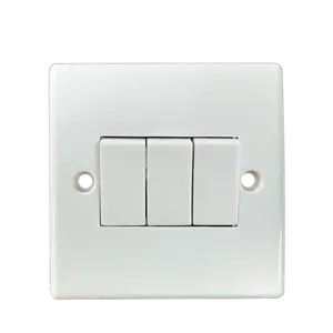 VBQN Switches and Socket High Quality Bakelite Wall Switch Modern 3gang2way Onoff