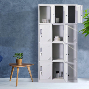 Casier de rangement en acier à 6 portes, armoire métallique pour salle de sport - Product Image 5