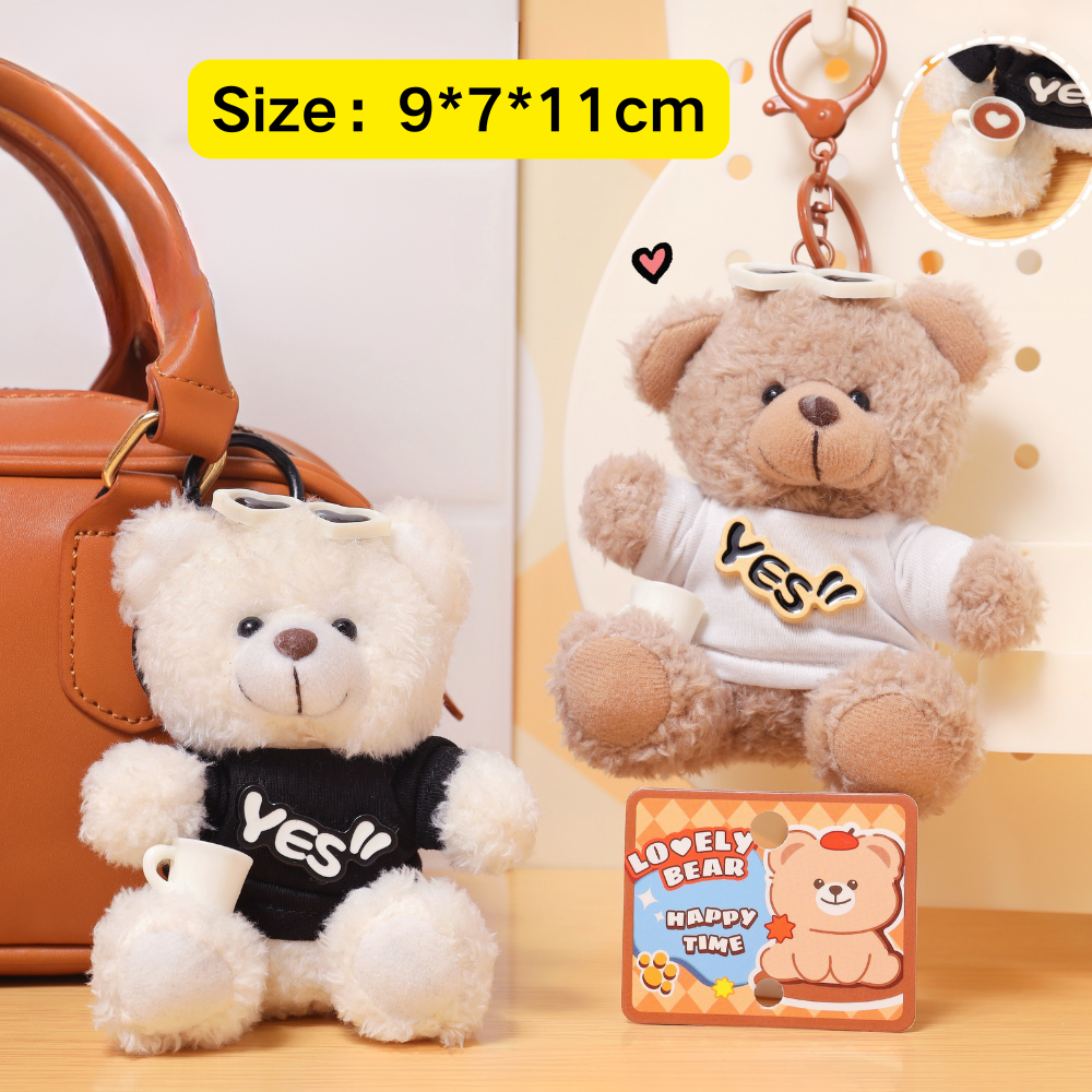 T-shirt & coffee style bear