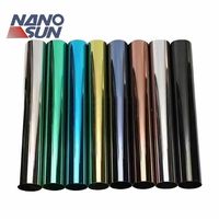 Película Decorativa para Ventanas de PET con Aislamiento Térmico, Anti-UV, Efecto Espejo Unidireccional, para Uso Comercial y Residencial, Precio de Fábrica