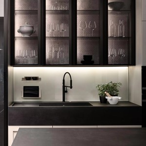 Customized Modern Modular Hotel <strong>Wall</strong> Cabinets Sink Acrylic Finish Durable Design Faucet Hinge Drawer Basket Mini <strong>Kitchenette</strong> - Product Image 1