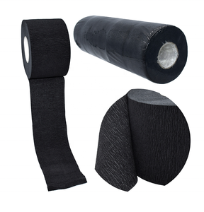 Accesorios de Salón Tiras Desechables para el Cuello de Barbero para Corte de Pelo Papel Rizado Negro Collar de Papel para Barbería - Product Image 3