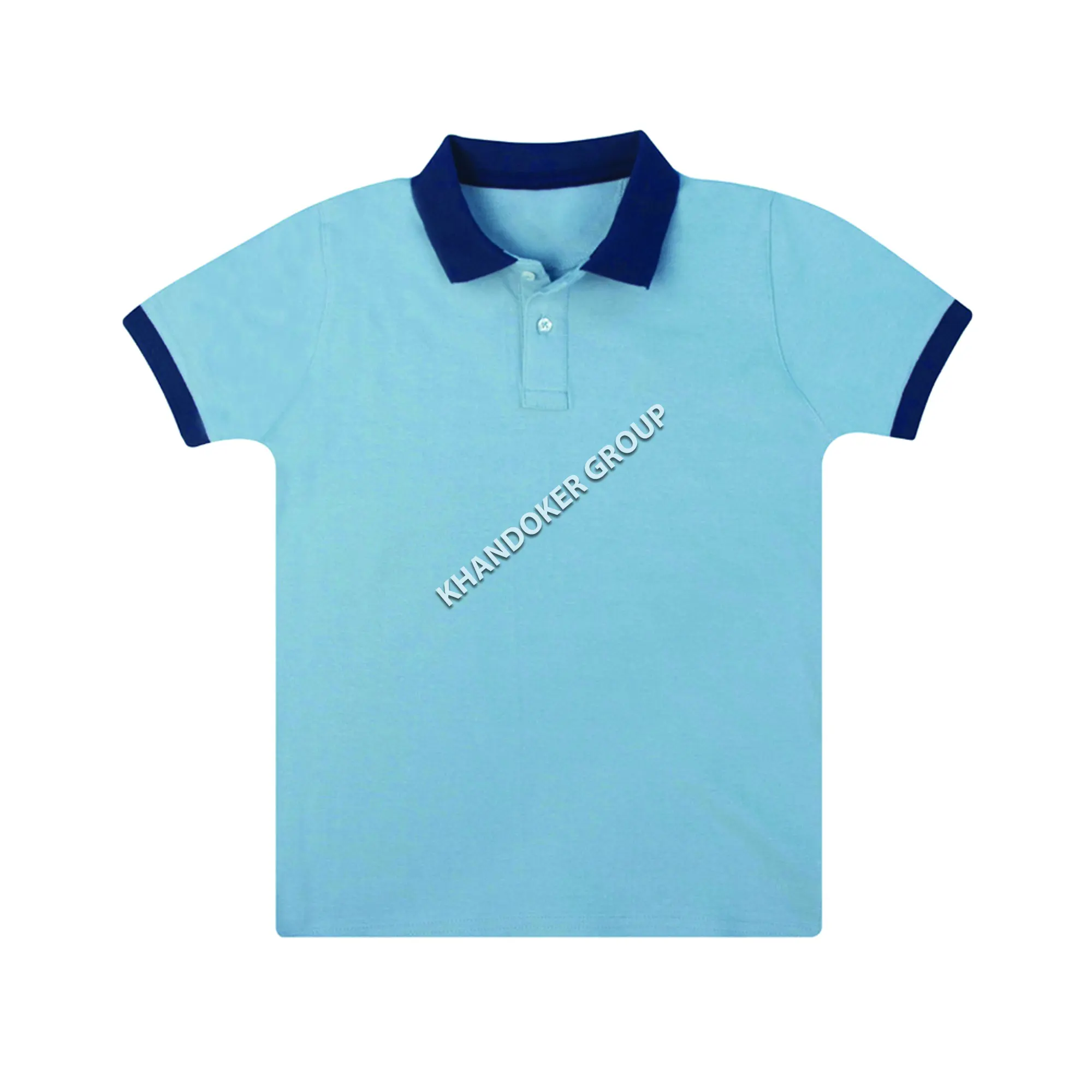 Camisa polo esportiva de golfe para crianças de Bangladesh, camisa polo esportiva de manga curta personalizada plus size para escritório de secagem rápida de qualidade superior