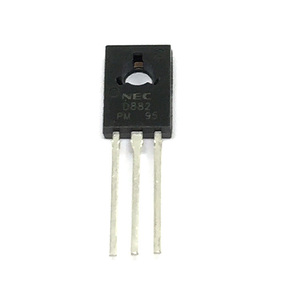 ทรานซิสเตอร์สองขั้ว <span class=keywords><strong>D882</strong></span> 2SD882 SOT-32ถึง-126 30V 3A 100MHz 12.5W ผ่านรู NPN bjts - Product Image 1