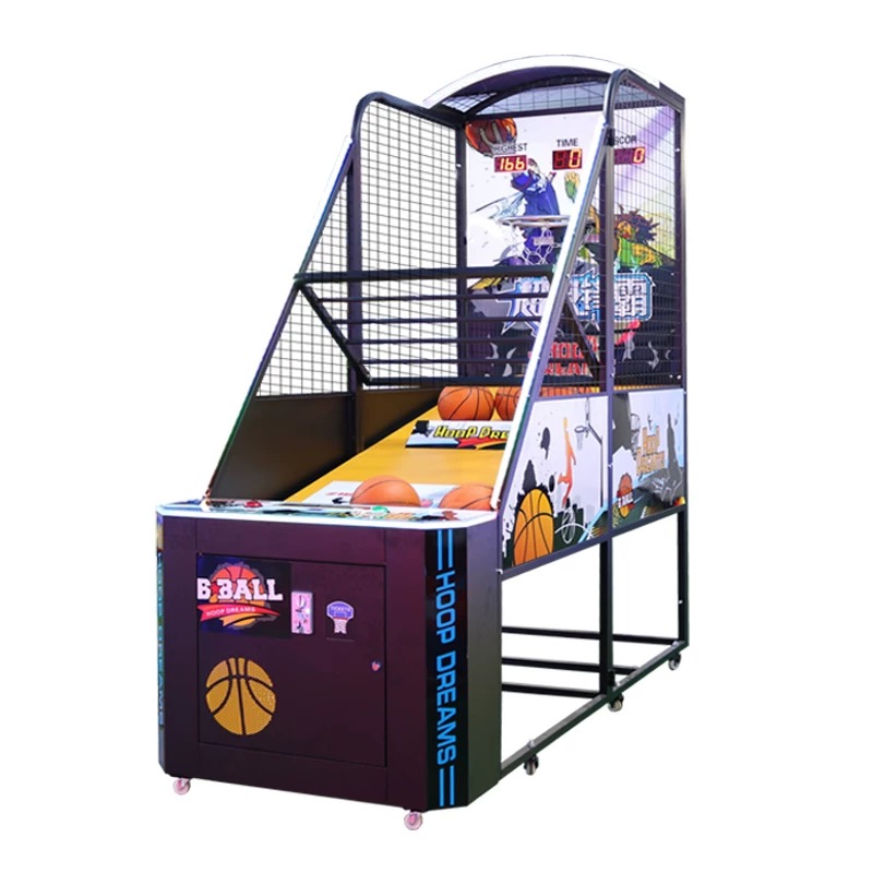 Coin Operated Basketball Machine Amusement Machine Arcade Sports Metal Game Machine for Game Center