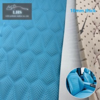 Siège de voiture de qualité supérieure en cuir PU Nappa matelassé, épaisseur 10 mm, motif diamant 3D fin, écologique, modification intérieure