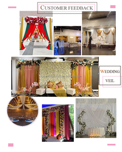 Croix <span class=keywords><strong>d</strong></span>'<span class=keywords><strong>or</strong></span> Designs paillettes glace soie gaze tissu toile de fond tissu rideau rideaux pour mariage scène événements <span class=keywords><strong>d</strong></span>écoration fournitures - Product Image 5