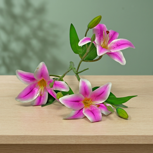 <b>Artificial</b> <b>Flower</b> Orchid AFF-S-4.1-Plastic Handmade Realistic Modern Style Different Colors Available - Product Image 4