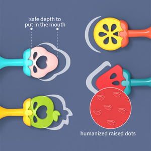 Sonajas Nhựa Silicon Cầu Vồng Cho Bebes Lắc Tay Cho Bé Chuông Lắc Tay Làm Dịu Bộ Quà Tặng Cho Trẻ Em - Product Image 4