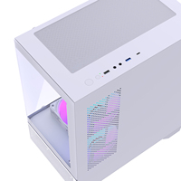 Boîtier d'ordinateur Lovingcool Factory Direct pour PC de jeu, bureau et domicile, design simple à installer, avec verre trempé