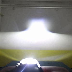 New 45W 4600LM 6000K With Blue or Red LED Devil Eye D2H Car LED Headlight Bulbs for Hella5 Bi Xenon <b>Projector</b> Lens <b>Light</b> - Product Image 5