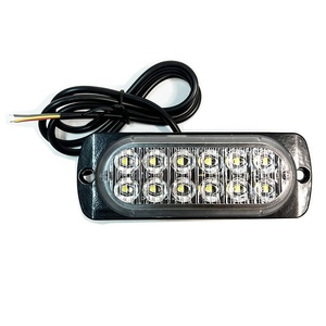 12LED <span class=keywords><strong>Strobe</strong></span> cảnh báo ánh sáng với 17 chế độ flash cho xe tải xe máy - Product Image 1