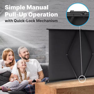 Écran de <span class=keywords><strong>table</strong></span> mini portable 50 pouces, écran portable Full HD 3D, écran LED mini pliable <span class=keywords><strong>sur</strong></span> pied, dernier modèle populaire - Product Image 3