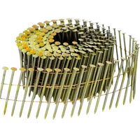 Clous en bobine galvanisés et peints à 15 degrés, fabriqués en Chine, pour pistolet à clous pneumatique, clous de palette en fil collé
