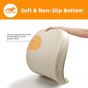 Matelas à <span class=keywords><strong>langer</strong></span> antidérapant en EVA, imperméable et essuyable, avec ceinture de sécurité, <span class=keywords><strong>coussin</strong></span> doux pour commode, adapté aux nouveau-nés et aux tout-petits - Product Image 4