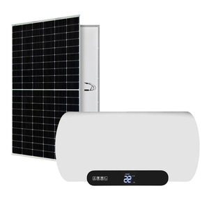 Chauffe-eau solaire mural à plaque plate, contrôle par micro-ordinateur, économie d'énergie, non pressurisé, en acier inoxydable - Product Image 1