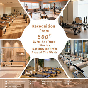 Papan Pilates multifungsi dan aksesori Yoga tahan lama peralatan Gym menara reeks kayu untuk studio Pilates - Product Image 6