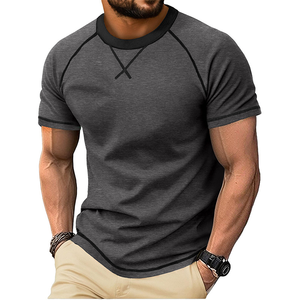 DOVEARK <span class=keywords><strong>Camisetas</strong></span> de Manga Corta para <span class=keywords><strong>Hombre</strong></span>, 180G, Cuello Redondo, Bloques de Color, Básicas, Informales, con Logotipo Personalizado, Venta al Por Mayor, Novedad 2026 - Product Image 4