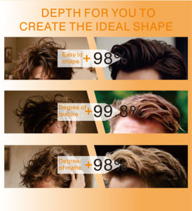 Échantillons Gratuits OEM/ODM Vente en Gros Traitement Capillaire Pommade Coiffante Mate Cire Coiffante pour <span class=keywords><strong>Homme</strong></span> Femme MOQ - Product Image 5