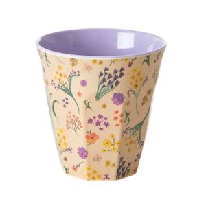 Gobelet en mélamine 250 ml, motif floral lapin, pour le petit-déjeuner, le café, le thé - Product Image 3