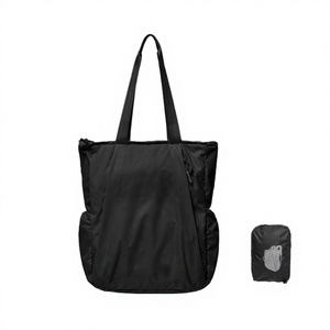 Pochette de rangement pour chaussures en nylon réutilisable, écologique, personnalisable, avec fermeture éclair, grande taille, vente en gros - Product Image 2