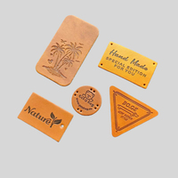 Nouveau type d'étiquette en PU gaufré, patch/étiquette/badge Jacron pour vêtements en denim et en cuir